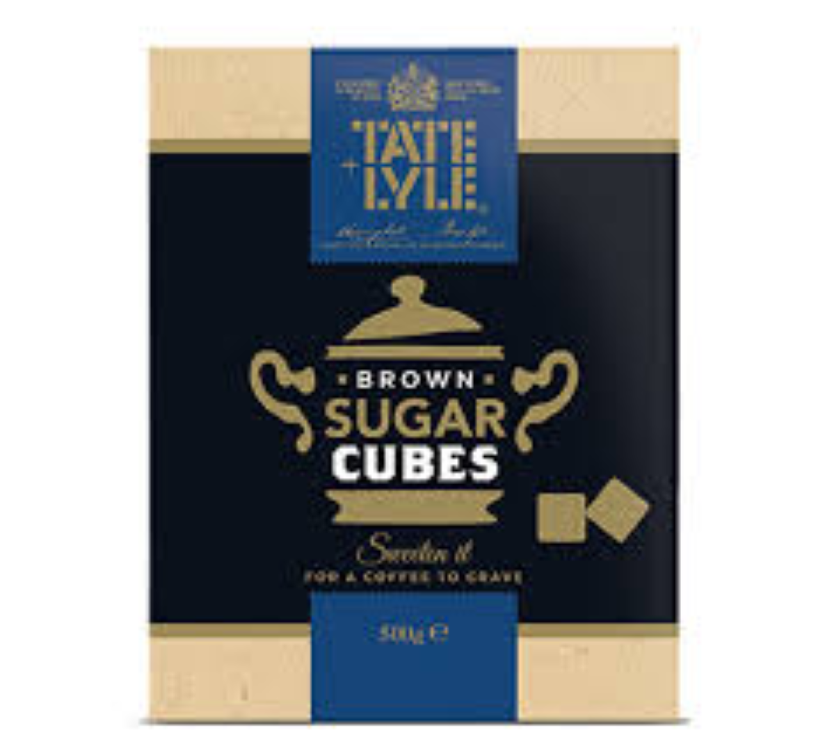 TATE & LYLE BROWN SUGAR CUBES 500G